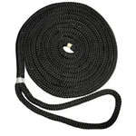 New England Ropes 5/8" Double Braided Nylon Dockline, Black - 25FT. Fixed Price $77.00.