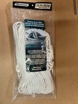 1/4' X 100' Twisted Nylon Marine Boat Anchor Line Dock Rope White Mooring Craft. Fixed Price $15.35.