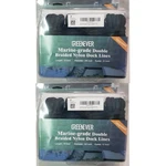 Greenever Double-braided Dock Lines 12"EYELET 4 Ct. 15 Ft Boat & ROPES-2PK. Fixed Price $25.19.