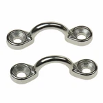 Set Of 2 Silver Stainless Steel Corrode Resistant Tie Down Anchor. Fixed Price $33.95.