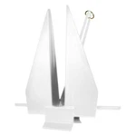 Greenfield 669-11-W 8 Lb White Vinyl Coated Iron Slip Ring Fluke Anchor. Fixed Price $66.48.