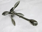 Stainless Steel Folding Grapnel Anchor 2.5KG (marine River Boat Fishing Secure). Fixed Price $136.10.