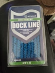 Attwood Boat Dock Line 117682-7 3/8 Inch X 25 Foot Blue Nylon. Fixed Price $15.00.