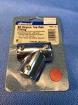 Attwood Chrome 60 Degree Tee Rail Fitting #1141B3, Nos. Fixed Price $10.00.