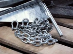 Tie Down 95134 1/4'X5' Galvanized Steel Chain; 1250 Pound Working Load. Fixed Price $37.44.