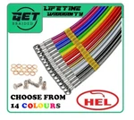 Hel Braided Brake Hoses Lines For Honda CBR600 Fm Fn Fp Fr 1991-1994. Fixed Price $130.64.