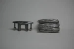 5 Inch Accon Pull Up Stainless Steel Boat Cleats With Mastercraft Logo. Fixed Price $150.00.