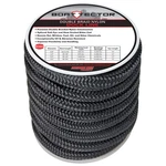 Extreme Max 3006.2309 Boattector Double Braid Nylon Dock Line - 3/4 Black. Fixed Price $83.53.