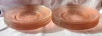 5 Vtg Anchor Hocking Annapolis Rosewater Salad Plate 8 Pressd Glass Pink Dishes. Fixed Price $31.99.