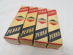 4 Vintage Nos Made Usa Perko #1 Marine Cleats No. 1305 1/2" Long. Fixed Price $80.00.