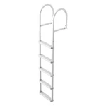 Removable Dock Ladder, 5 Steps, Aluminum Alloy Pontoon Boat Swim With No. Fixed Price $152.01.