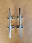 (2) Chrome 8 Boat Cleats Chaparral Rope Tie Off Marine Chris Craft #C3. Fixed Price $28.00.