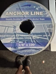 Young Marine Anchor Line 3/8" X 100' Double Braided New. Fixed Price $26.00.