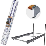 Multinautic 400 Series 21111 Boxed Dock, 45 22 48 In, Aluminum, White, Powde. Fixed Price $1108.91.