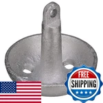 Attwood 9942-1 Cast Iron Steel Mushroom Anchor 10-POUNDS Aluminum-plated Silver. Fixed Price $49.12.