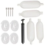 4 Ribbed Marine 6.5" X 23" Boat Fender Vinyl Bumper Dock Shield Protection White. Fixed Price $48.23.