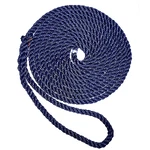 New England Ropes C6053-12-00025 3/8" Premium 3-STRAND Dock Line 25'. Fixed Price $33.65.