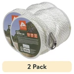 (2 Pack) Ozark Trail 3/8"X100' Nylon Braided Marine Anchor Line Foot Length.. Fixed Price $45.95.
