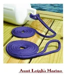 (2) Seachoice Premium Double Braid Nylon Fender Lines Rope With Eye 1/4" X 6'. Fixed Price $15.49.