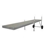 Roll-in-dock Straight Aluminum Frame With Composite Removable Decking Complete. Fixed Price $2995.00.
