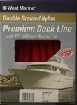 West Marine Premium Double Braided Nylon Dock Line Red, 5/8", 15'. Fixed Price $36.91.