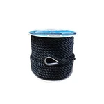 GEN3 Marine 1/2" X 200' Black 3-STRAND Twisted Nylon Anchor Line 4-65110. Fixed Price $112.99.