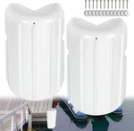 8" X 15.3" Corner Boat Dock Bumpers / Fenders Set 2 Soft Pvc Marine. Fixed Price $44.95.