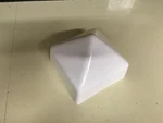 Marine Dock 5.5" Piling Caps Square And Rectangular Cone Shaped White Cover. Fixed Price $18.99.