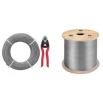 Uimoso T316 Stainless Steel Cable Wire Rope 1/8" 300 Ft 7X7 Railing. Fixed Price $61.99.