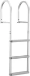 Removable Dock Ladder, 3 Steps, Aluminum Alloy Pontoon Boat Swim With No. Fixed Price $125.90.
