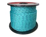 3/8" X 600' Blue Steel Rope - Teal W/dk Tracer 3800# Ts. Fixed Price $89.95.