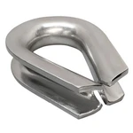 1/2" Stainless Steel 316 Marine Heavy Duty Wire Rope Chain Thimble Rig Anchor. Fixed Price $12.80.