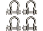 Extreme Max 3006.8372.4 Boattector Ss Bolt-type Anchor Shackle 3/8", 4-PACK. Fixed Price $55.87.