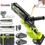 Mini Chainsaw Cordless, 8 Inch & 6 Electric Battery Powered, 1000W. Fixed Price $81.98.