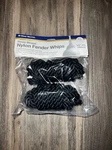 New West Marine Three Strand Nylon Fender Whips Boat Dinghy - 3/8" X 6 Black. Fixed Price $10.00.