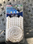 Seabowld 3 Strand Twisted Dock Line Pre Spliced Rope 1/2 X 25 12 Eye. Fixed Price $18.00.
