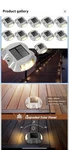 12-PACK Waterproof Solar Deck Lights Led Aluminum Dock Lighting For Driveway. Fixed Price $60.00.