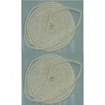 Pack Of 5/8 Inch X 25 Ft White Double Braid Nylon Mooring And Docking Lines. Fixed Price $91.62.