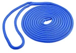 Shoreline Marine Double Braided Nylon Dock Line, Single, 3/8" X 15', Blue. Fixed Price $14.99.
