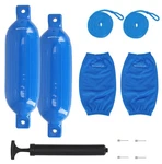 Rockville FEN265-BLUE Boat Fender Package Bumpers 6.5"X23", Covers, Lines. Fixed Price $49.95.