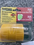 Marinco Park Power 126A Generator Adapter, 30A/125V Connector And 20A/125V Male. Fixed Price $14.99.