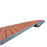 Patriot Docks Premium Straight Float Boat Lake With Gray Aluminum Decking. Fixed Price $6252.90.