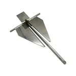 Stainless Steel Cruising Anchor 12KG (crown Marine Boat Sand Mud Secure). Fixed Price $449.06.