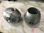 Zinc Shaft Barrel Collar Martyr 194-CMX09 Fits 2" Pack Saltwater Anodes. Fixed Price $64.95.