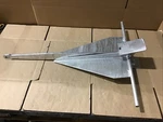 Danforth 94015 25 Lb Galvanized Fluke Anchor ( Sticker Residue / Shipping Damage. Fixed Price $167.24.