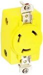 Hubbell Wiring HBL328DCR 30A 28V Locking Receptacle Yellow. Fixed Price $49.99.