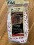Blue Hawk Diamond Braid Polyester Rope - 50 Ft. X 5/16 In 230LB New. Fixed Price $12.00.