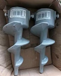 2 Pack Tommy Docks Auger Foot 8" Long Polyester Powder Coated Cast Steel Gray. Fixed Price $72.68.