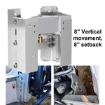 Aluminum 8'' Setback Adjustable Outboard Boat Jack Plate For #JPL4800. Fixed Price $155.50.