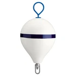 Polyform 17" Mooring Buoy W/steel Iron White Blue Stripe CM-3 Wh-str Marine. Fixed Price $205.95.